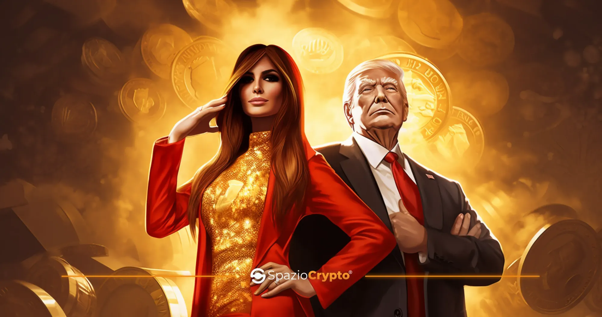 $TRUMP fällt, Melanias Meme Coin steigt