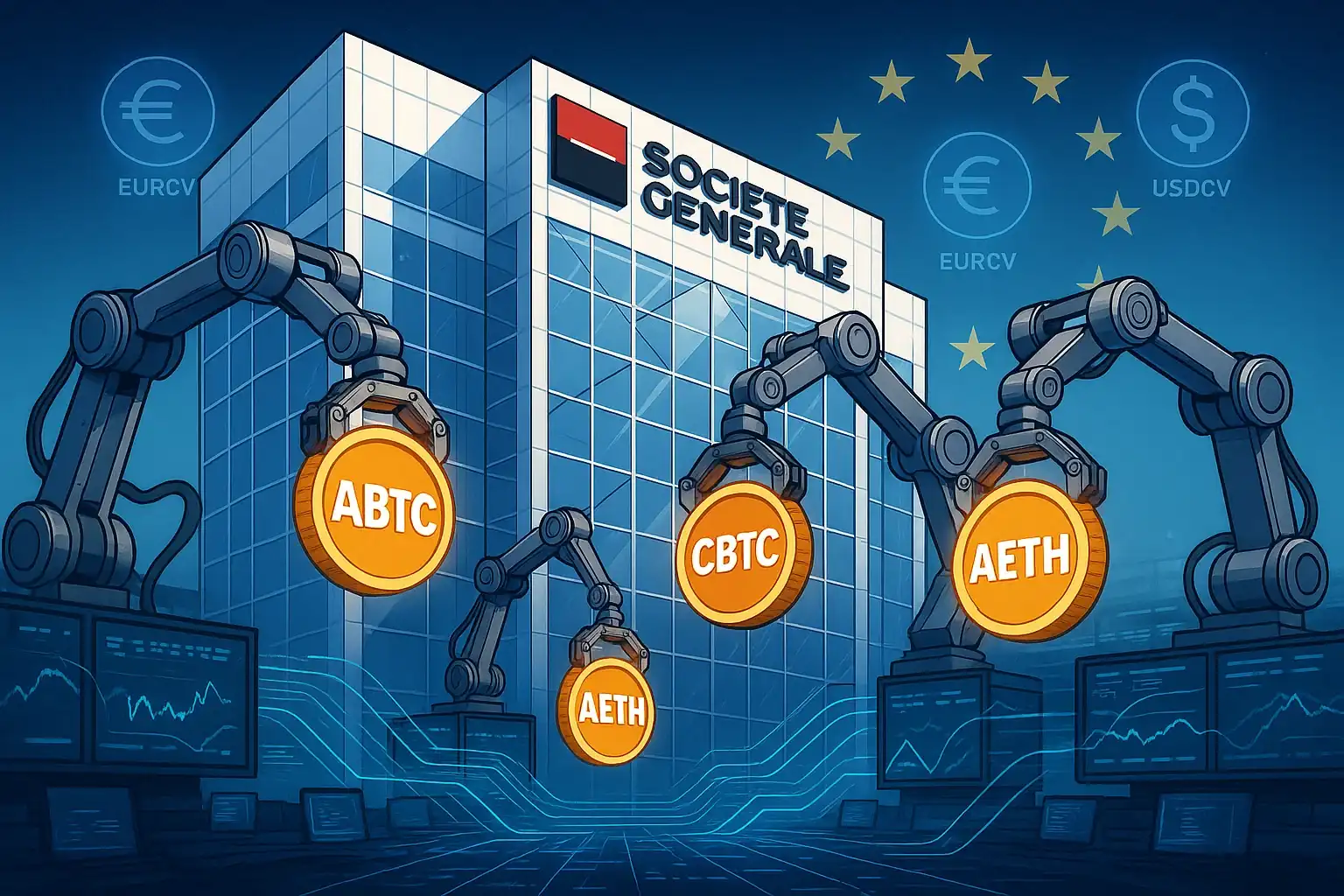 Societe Generale Boosts Bitcoin and Ethereum Liquidity