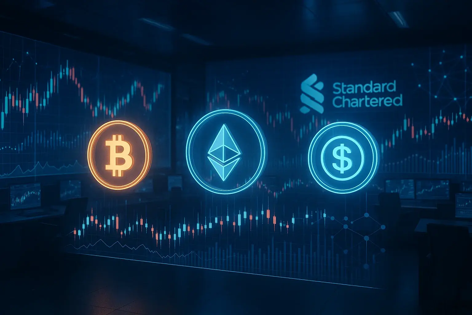 Standard Chartered startet Krypto-Stablecoin-Handel