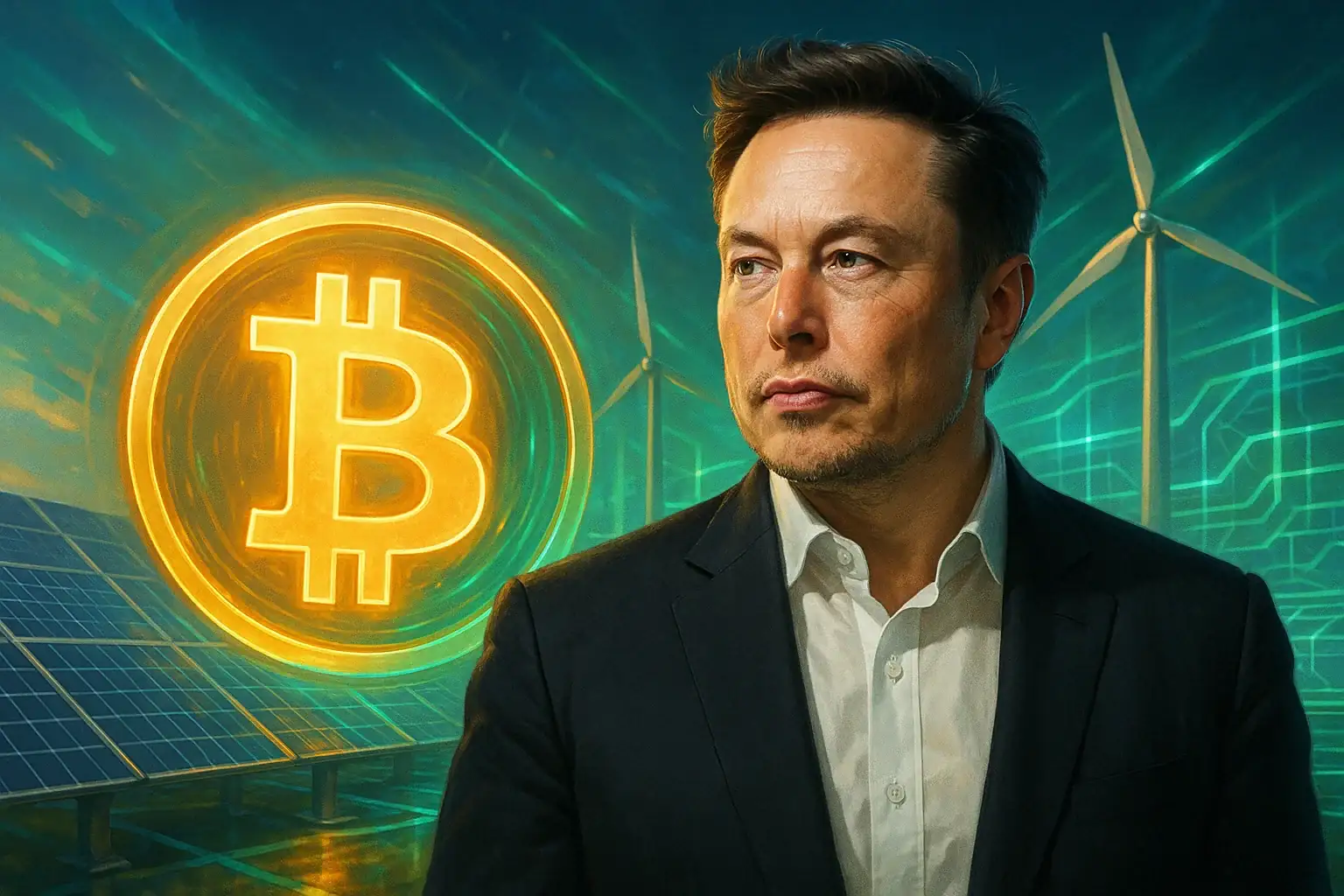 ¿Es Bitcoin lo suficientemente "verde" para Tesla? El misterio del 51% y el silencio de Musk