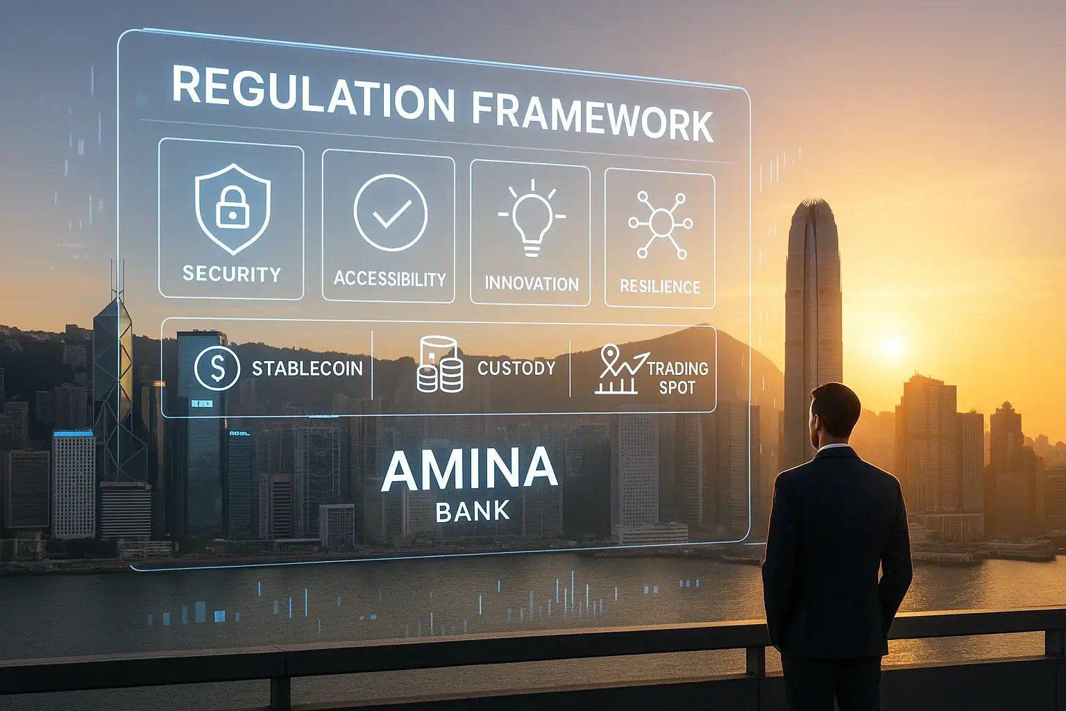 AMINA Bank obtient une licence avancée de crypto-monnaie à Hong Kong