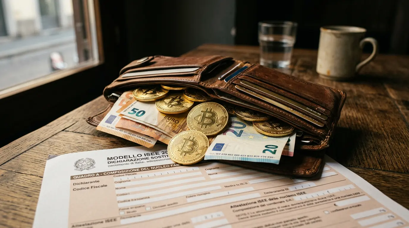 Bitcoin и криптовалюты в итальянской декларации ISEE 2026