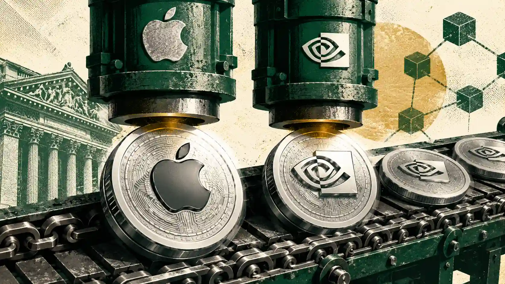 Coinbase将苹果和英伟达股票上链：代币化股票进入DeFi，你真的拥有股权吗？