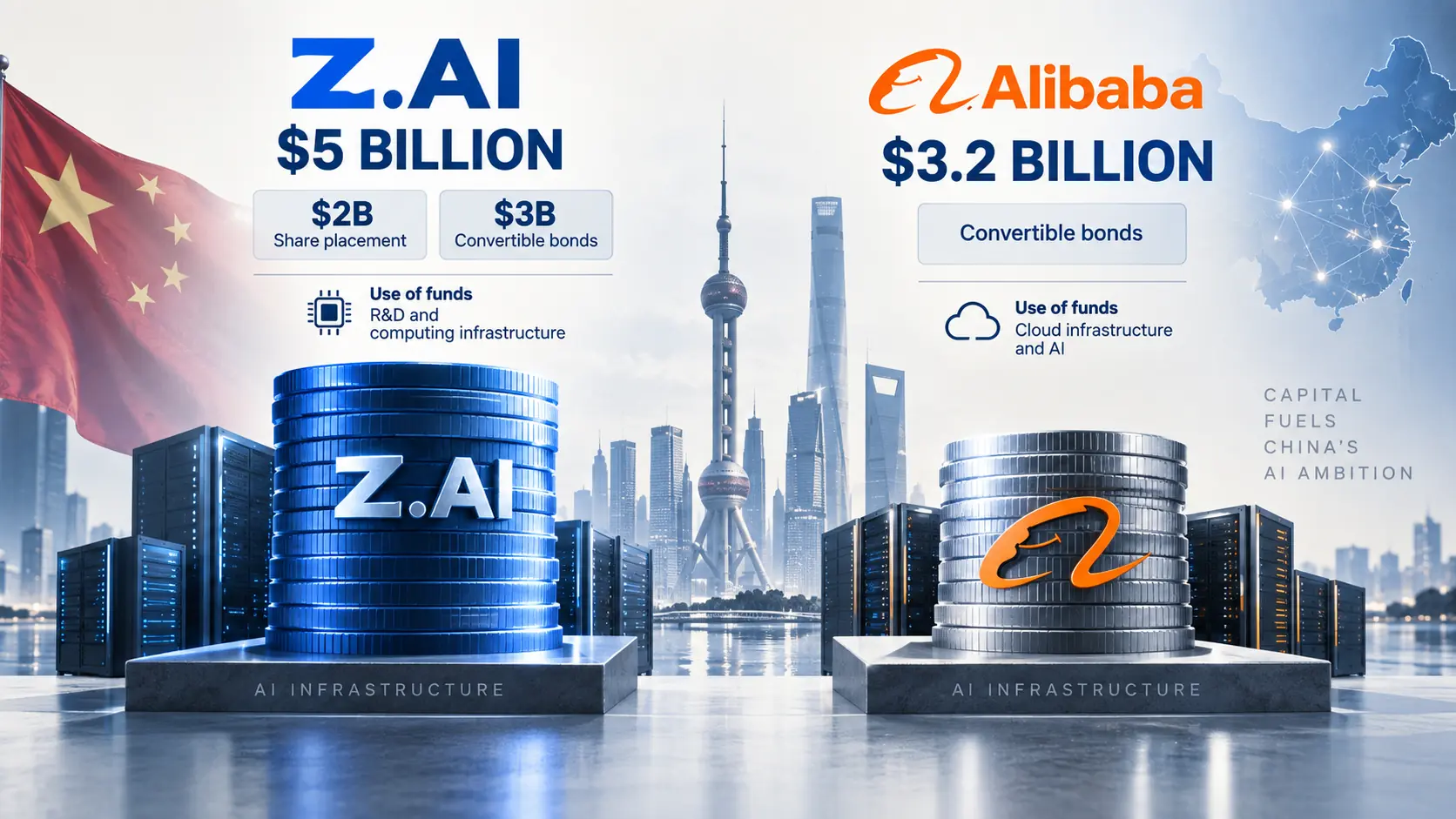 Chinesische Kapitalinvestitionen in KI-Infrastruktur