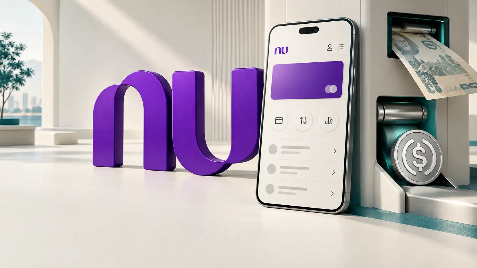 Nubank intègre USDC et EURC dans son compte bancaire pour les paiements mondiaux