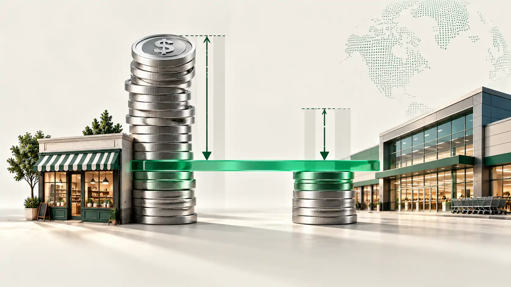 Small merchants penalized by higher payment fees