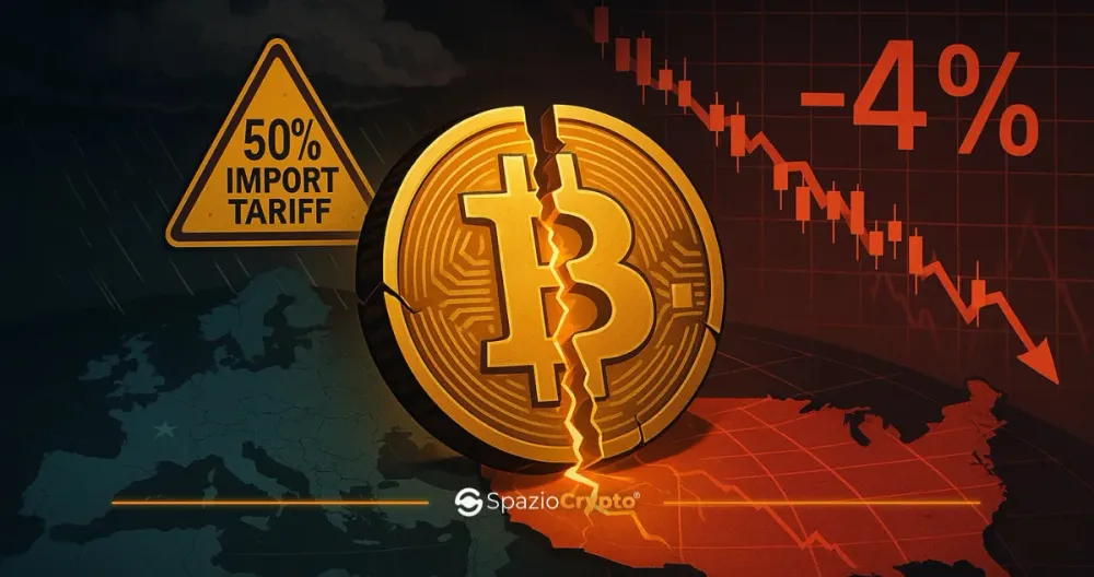 Minaccia Dazi UE Di Trump Fa Crollare Bitcoin