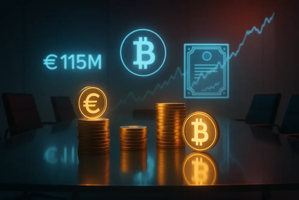 Capital B Raccoglie 115M€ per Accumulare Bitcoin