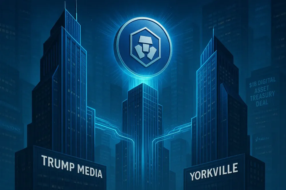 Trump Media e Crypto.com lanciano tesoreria CRO da 1B