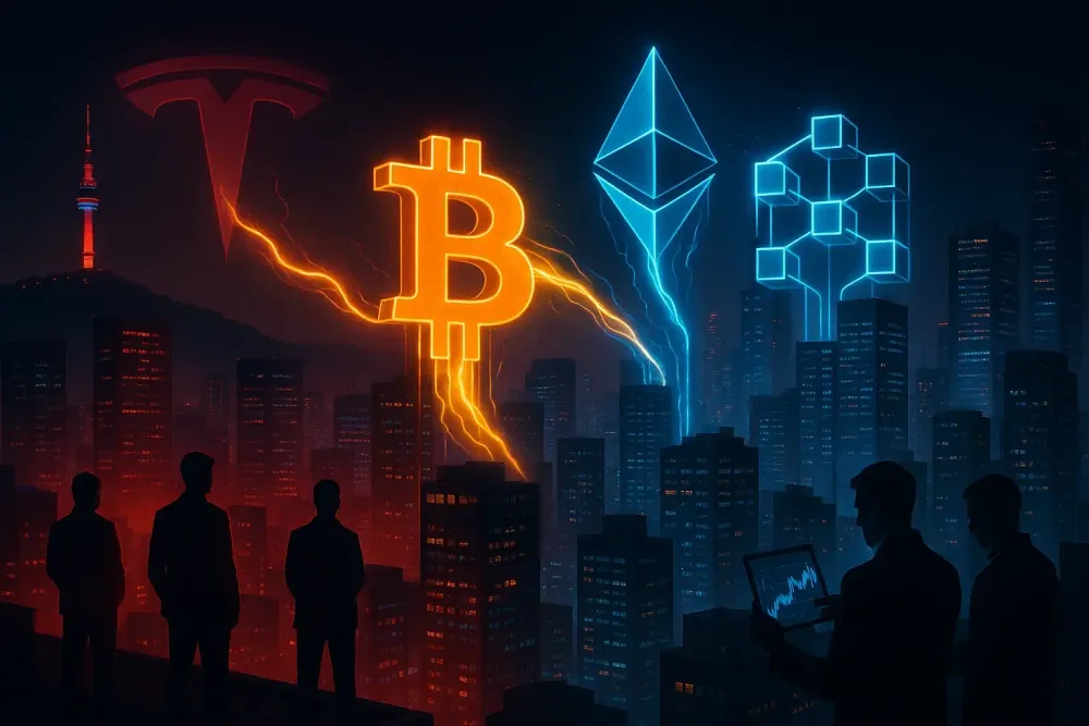 Investitori Coreani Lasciano Tesla per le Crypto