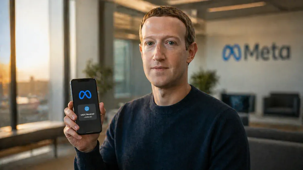 Meta paga creator in stablecoin USDC su Solana e Polygon