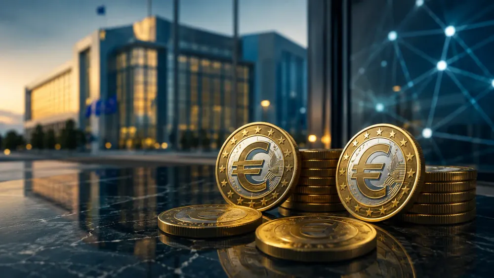 Stablecoin euro, volume cresciuto 12 volte in 15 mesi