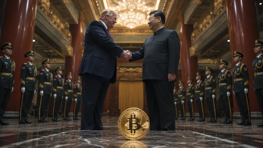 Trump a Pechino con Musk e Jensen Huang: cosa rischia Bitcoin
