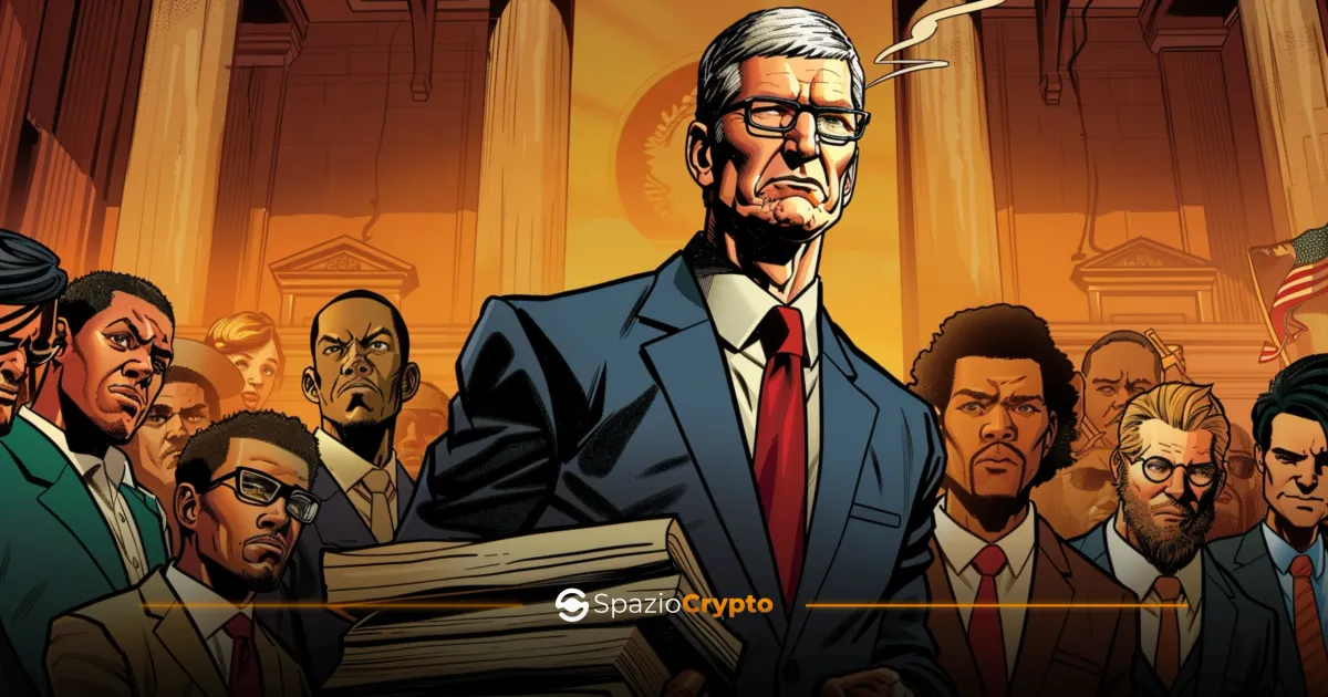 Tim Cook e Apple vincono la causa | Spaziocrypto