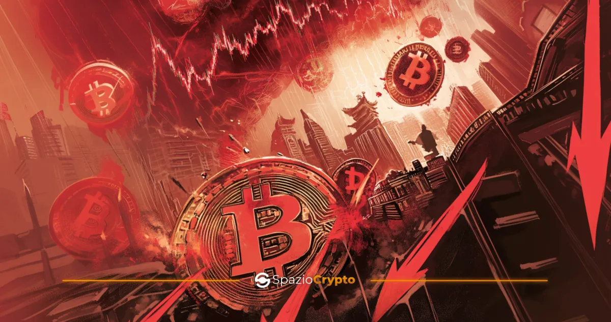 Crollo del Mercato Cripto: Bitcoin ed Ethereum in Rosso