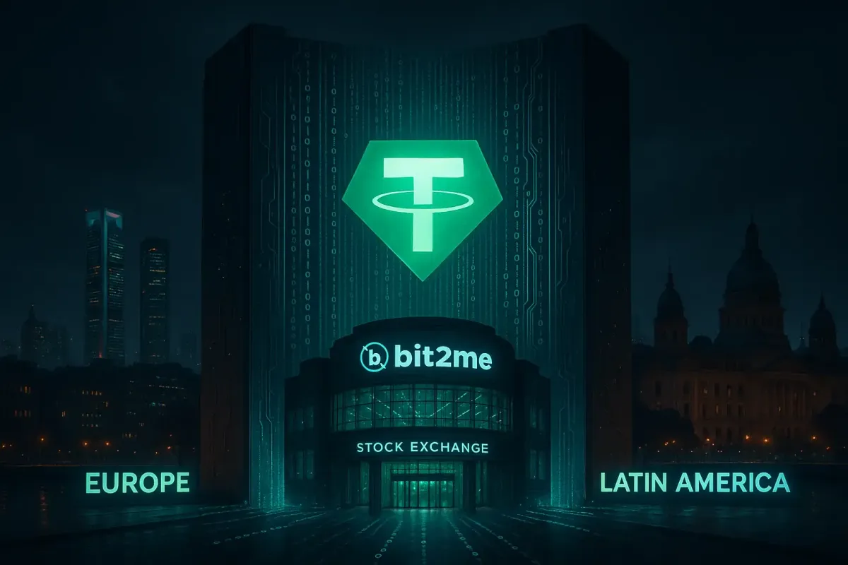 Tether investe 30 mln € in Bit2Me per crescere in UE e LATAM