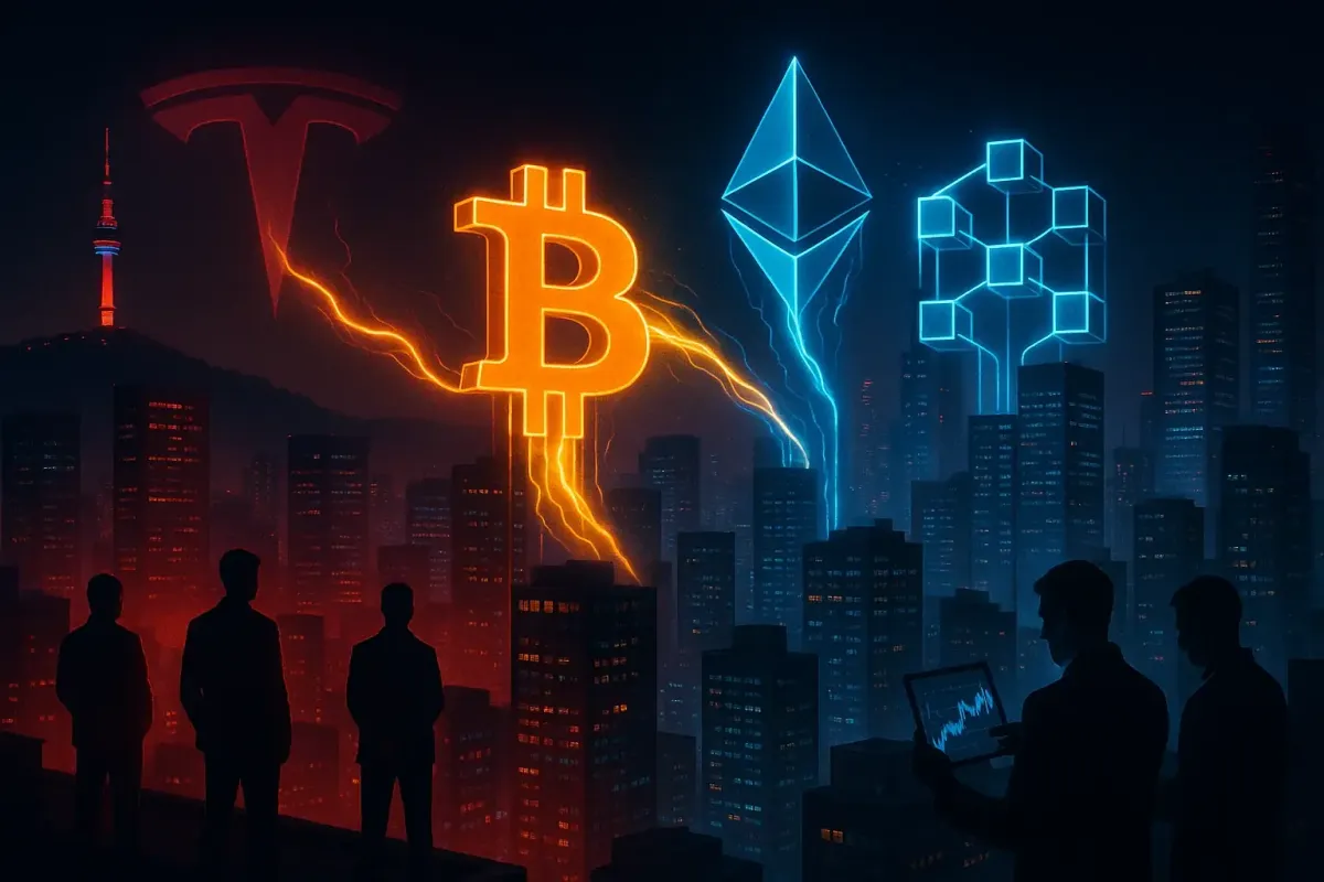 Investitori Coreani Lasciano Tesla per le Crypto