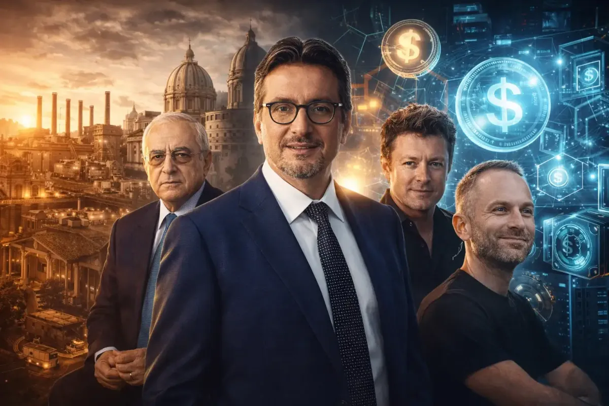 I 5 miliardari italiani più ricchi nel 2026: crypto in ascesa