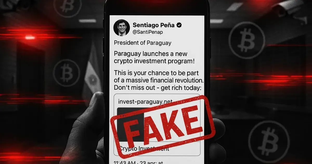 Hacker Usano X Del Presidente Del Paraguay Per Truffa BTC