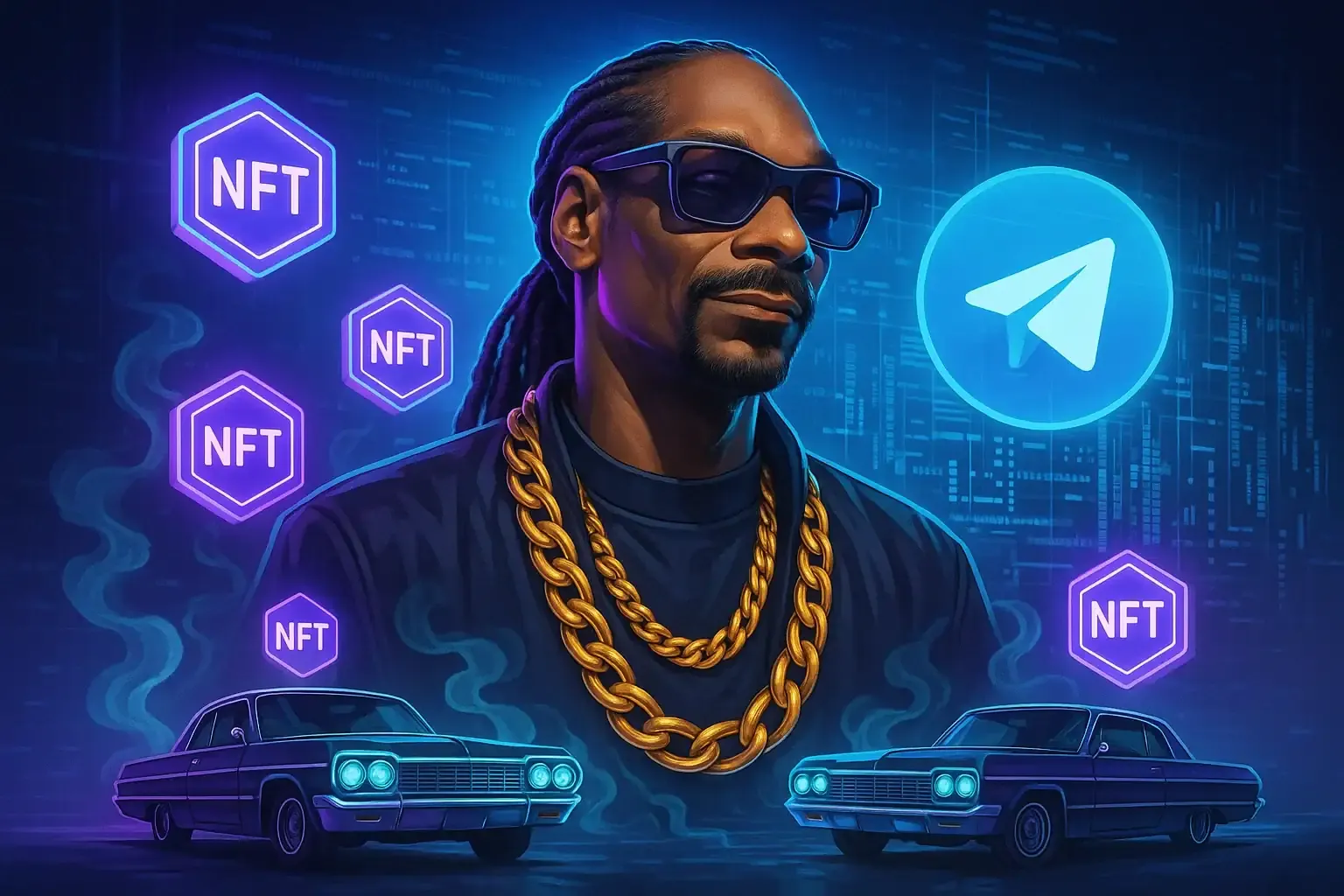 Snoop Dogg vende 1 milione di NFT su Telegram