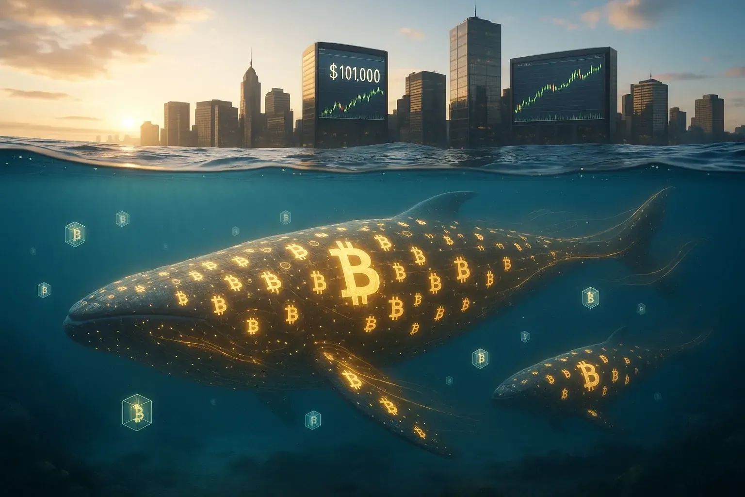 Le 'Balene' del Bitcoin Ritornano all'Attacco: Accumulano 29.600 BTC Ignorando il Crollo