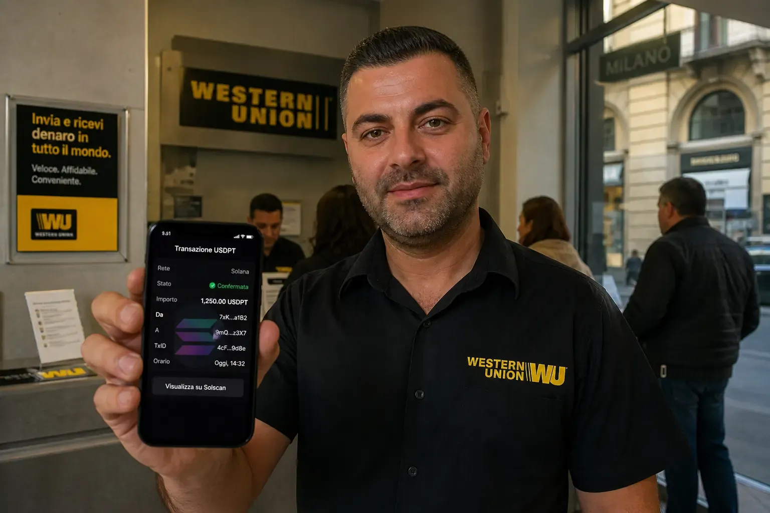Western Union lancia USDPT su Solana: il primo colpo a SWIFT da 300 miliardi