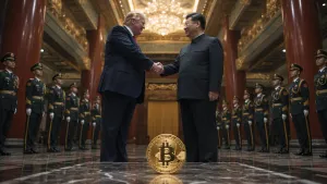Trump a Pechino con Musk e Jensen Huang: cosa rischia Bitcoin