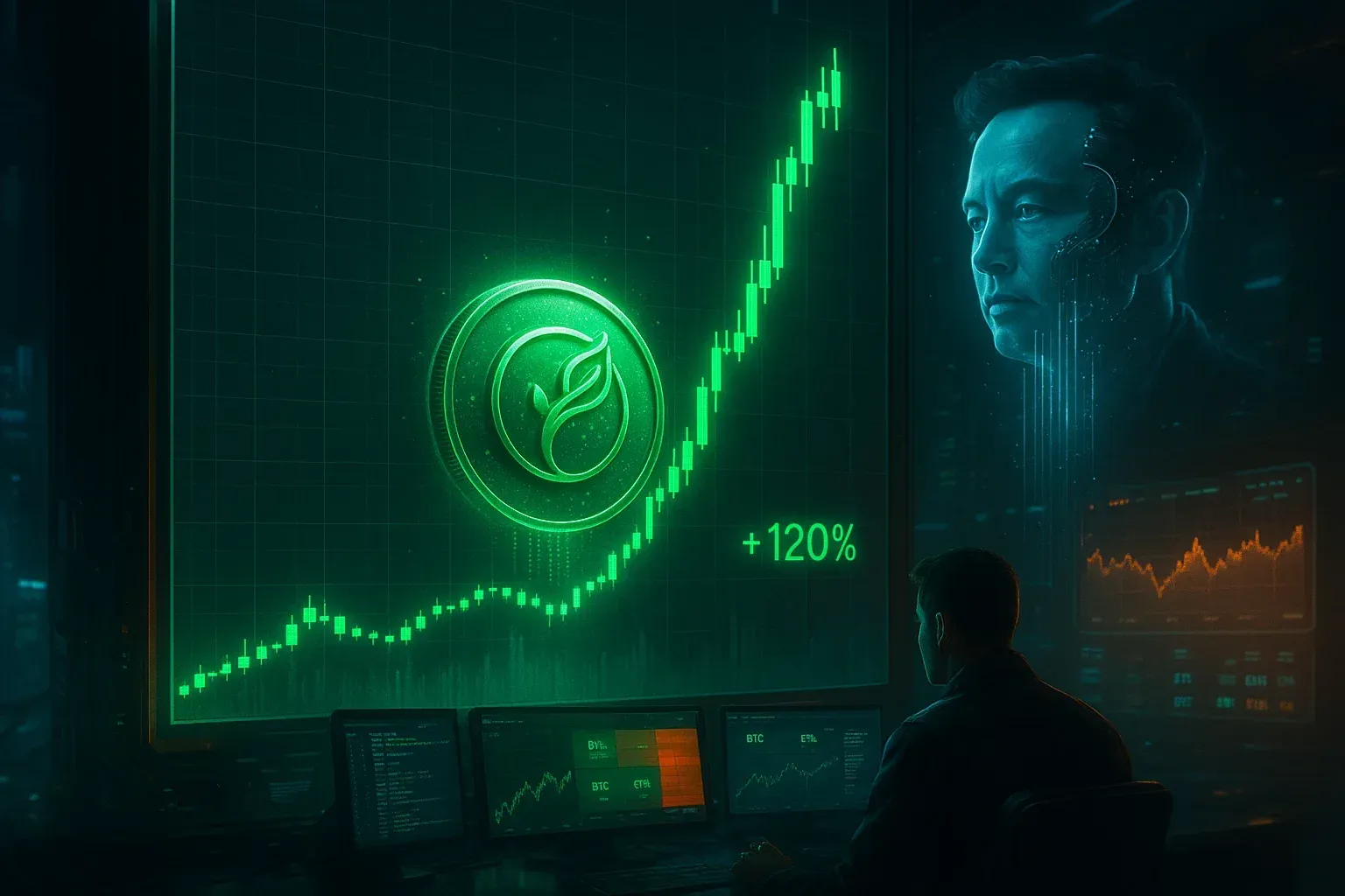 Elon Musk Fa Volare Vine Coin Con Annuncio AI