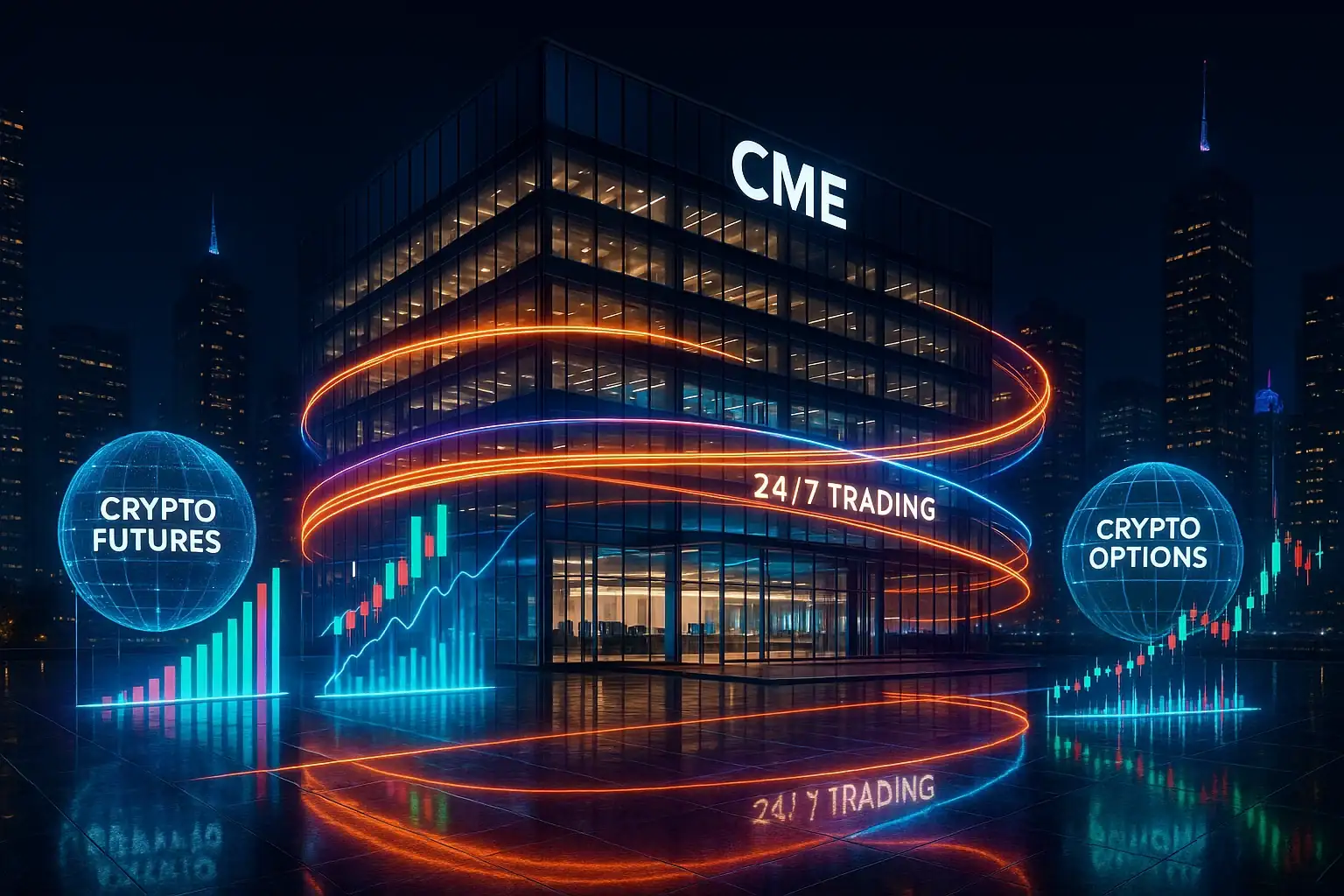 CME Group offrirà il trading 24/7 su futures e opzioni crypto