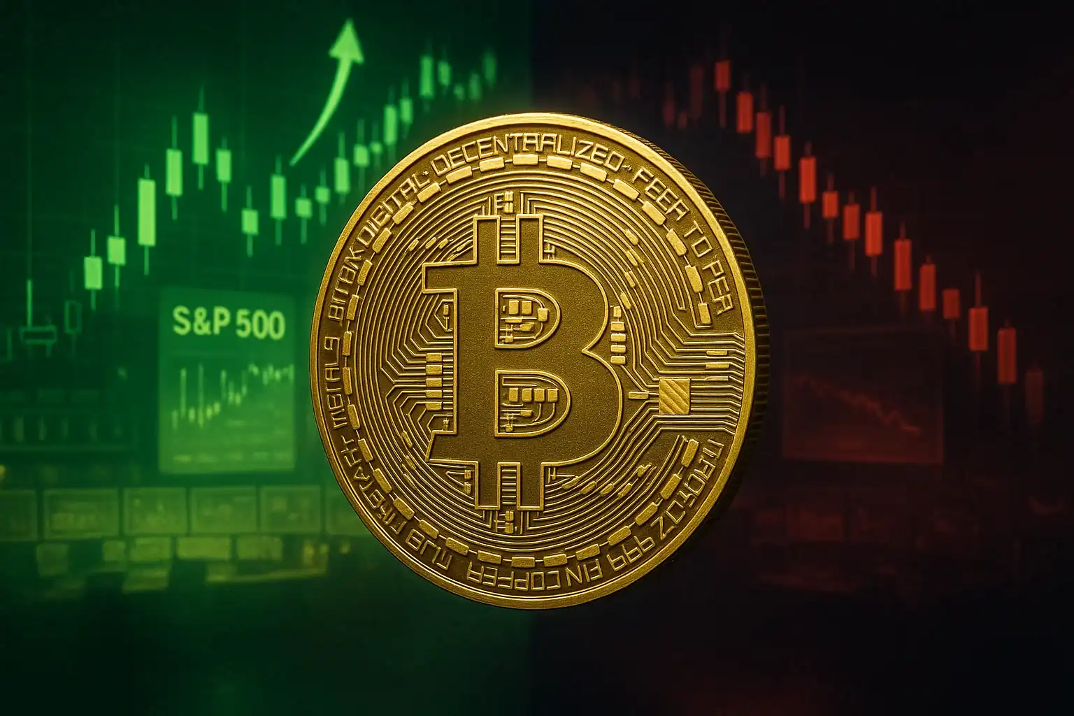 Bitcoin si sgancia dalle azioni: rotta la correlazione storica