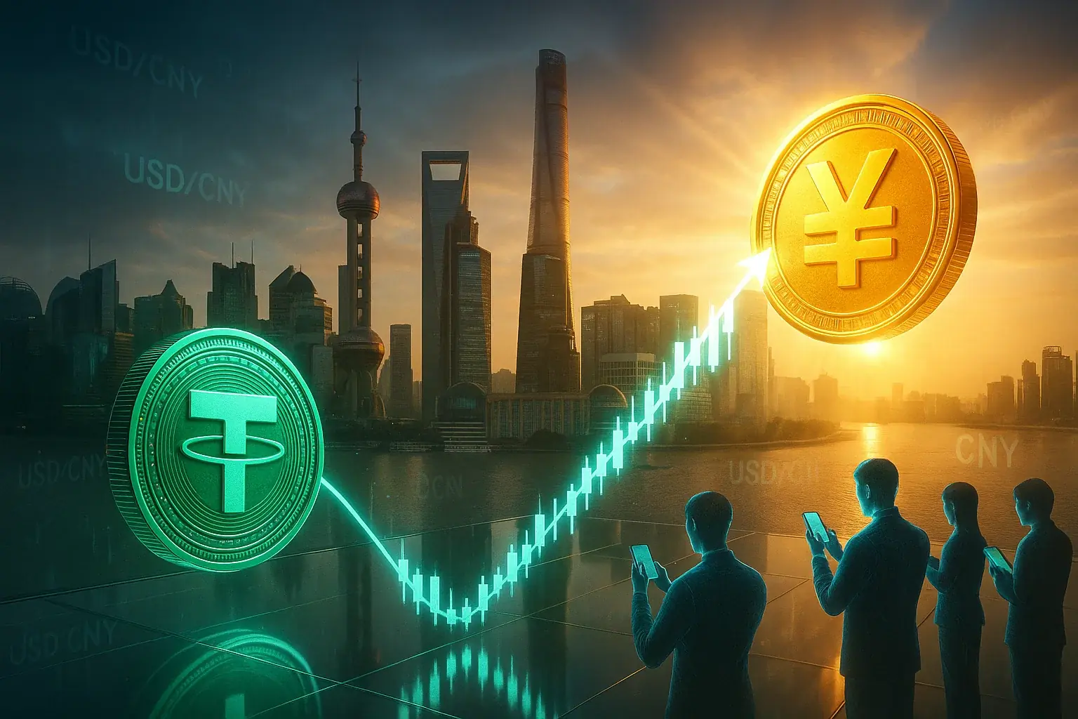 Cina, Fuga dal Dollaro: Gli Investitori Crypto Abbandonano USDT per gli Asset Reali