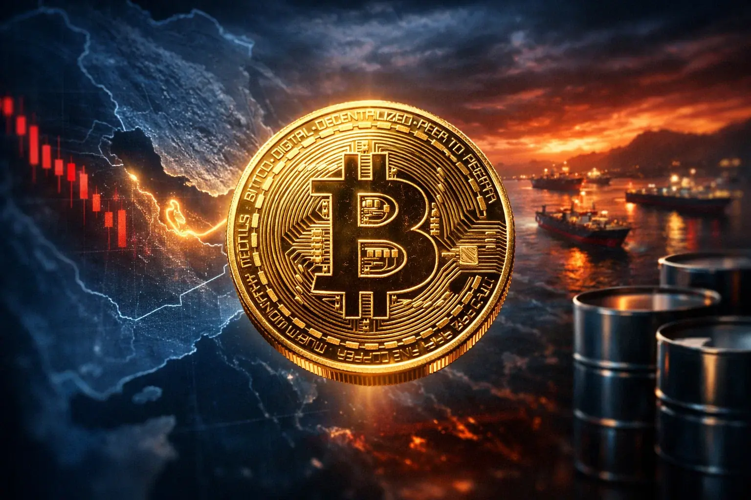 Bitcoin e Geopolitica: Il "Lunedì Nero" delle Crypto tra droni e barili di petrolio