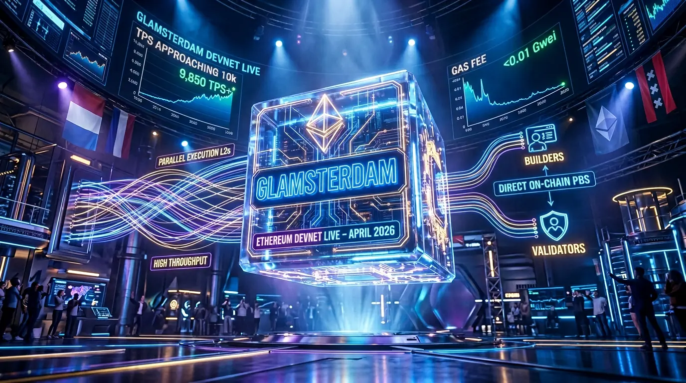 Ethereum Glamsterdam: Arriva il Devnet, Gas -78% in Arrivo