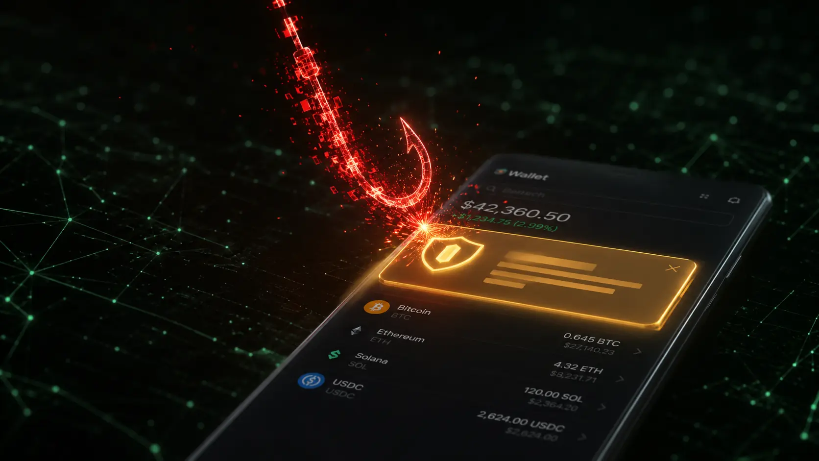 Wallett e phishing in un ambiente digitale