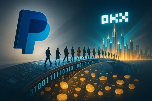 OKX Lancia Pagamenti Crypto con PayPal in Europa