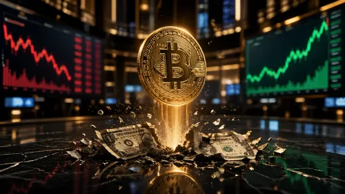 Bitcoin vola contro il dollaro: mai così opposti dal 2022