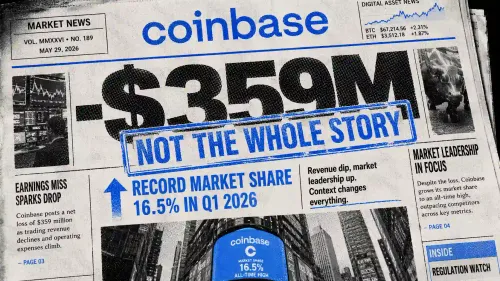 Coinbase perde 359 milioni ma conquista il record storico di mercato: perché la perdita inganna