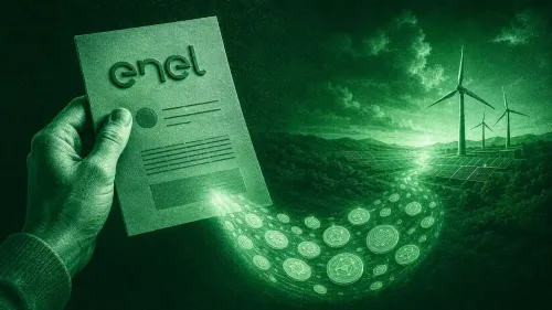 La blockchain entra in bolletta: Enel e Conio lanciano ebitts, l'energia rinnovabile diventa un token