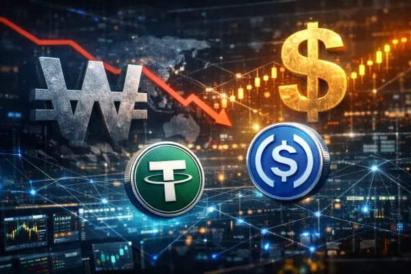 Stablecoin boom in Corea del Sud con il won debole