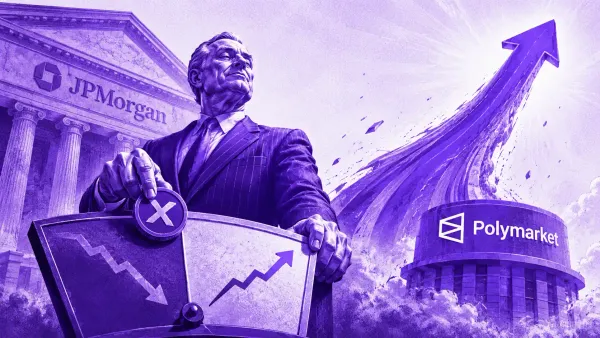 JPMorgan chiuse il conto di Polymarket, ma ora vuole accompagnarla a Wall Street: il paradosso